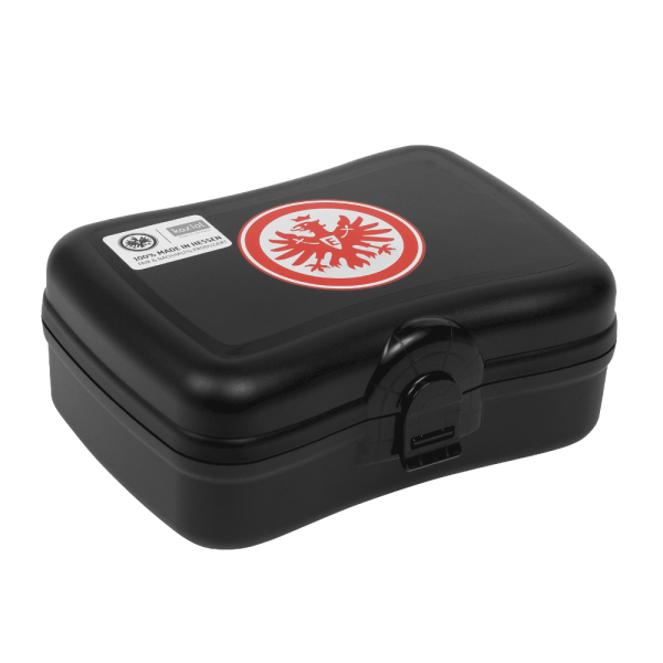 Eintracht Frankfurt Brotdose black mit Logo