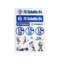 Schalke Aufkleberbogen DIN A5