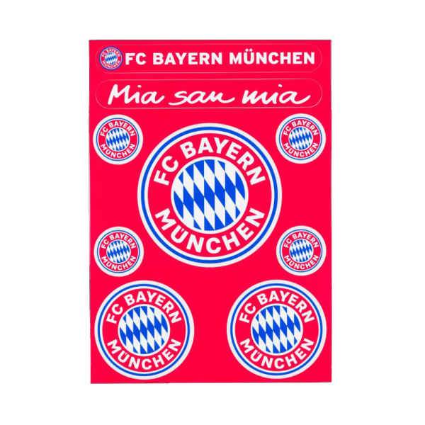 Bayern München Aufkleberkarten Set