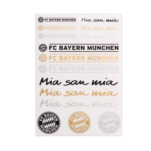 Bayern München Aufkleberkarten Set