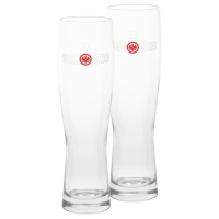 Eintracht Frankfurt Weizenbierglas 1899 2er Set 0,5 l