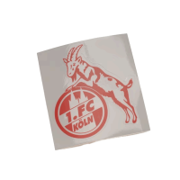 Köln Aufkleber transparent rot