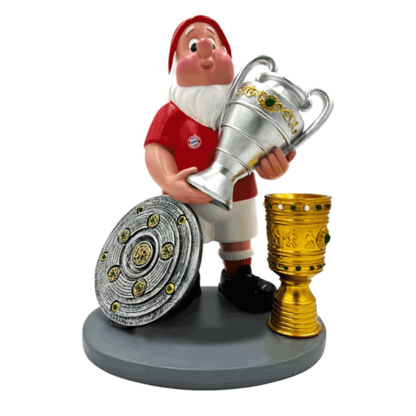 Bayern München Gartenzwerg 10 Jahre Triple