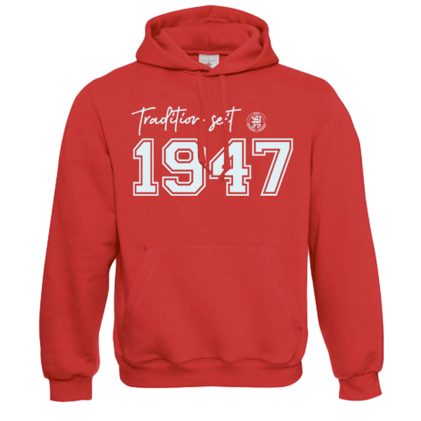 KSV Hoodie 1947 rot Erw.