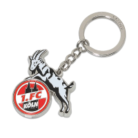 Köln Schlüsselanhänger Logo mit Einkaufschip