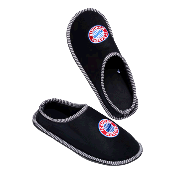 Bayern München Filz-Pantoffeln navy