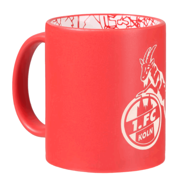 Köln Tasse Prägung rot