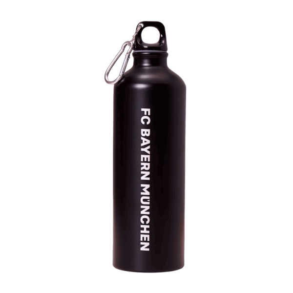 Bayern München Trinkflasche Alu schwarz