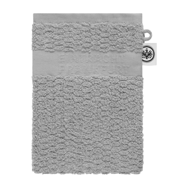 Eintracht Frankfurt Waschhandschuh grau