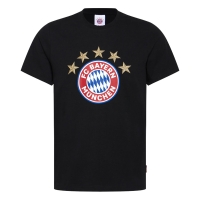 Bayern München T-Shirt Logo schwarz Kids