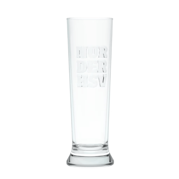 HSV Weizenbierglas Nur der HSV