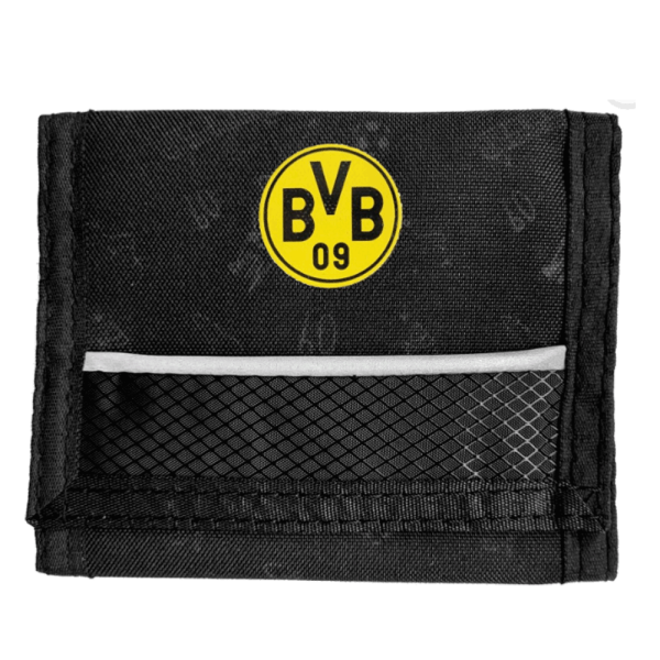 BVB Geldbeutel allover schwarz Kids