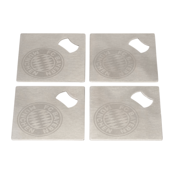 Bayern München Metalluntersetzer / Öffner 4er Set