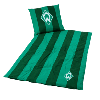 Werder Bremen GOTS Wendebettwäsche Streifen