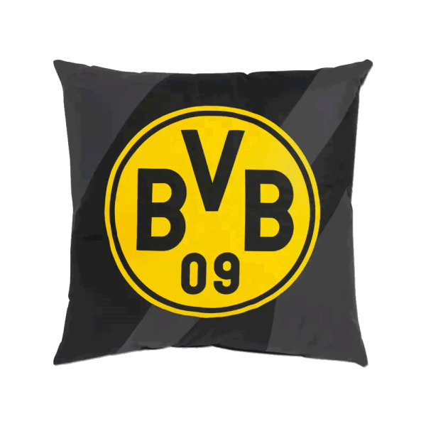 BVB Kissen grau/schwarz