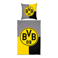 BVB Wendebettw&auml;sche anthrazit/gelb
