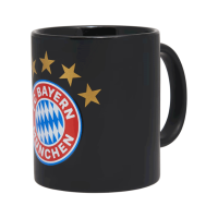 Bayern München Tasse Logo schwarz