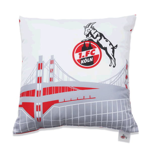 Köln Kissen Stadion rot/weiß