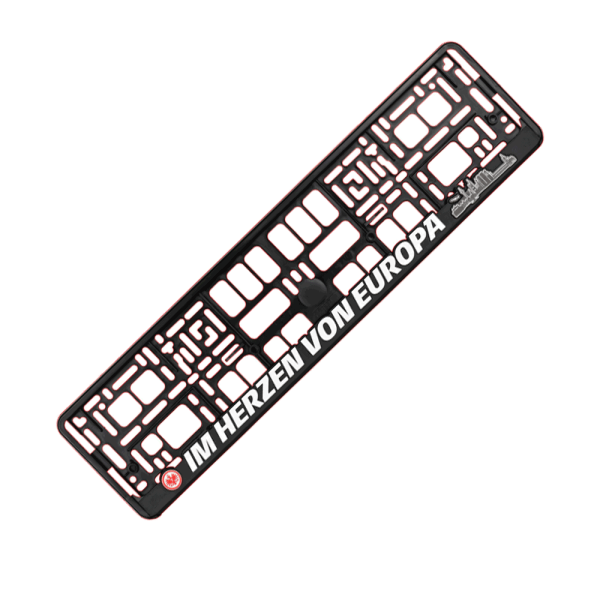 Eintracht Frankfurt Nummernschildhalter im Herzen von Europa