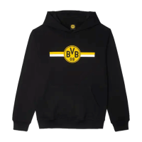 BVB Hoodie mit Logo schwarz Erw.