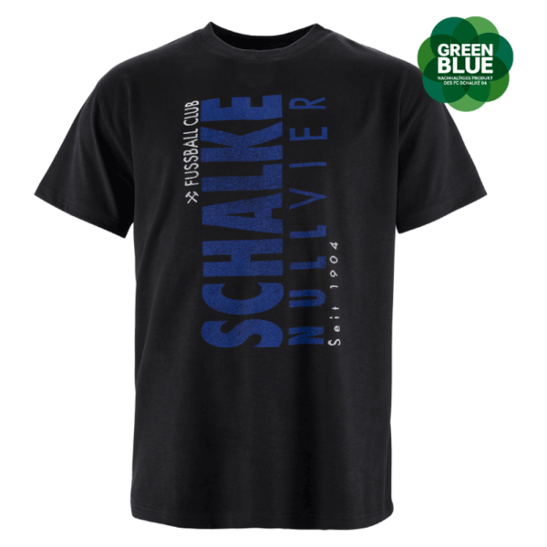 Schalke T-Shirt Vintage schwarz Erw.