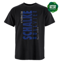 Schalke T-Shirt Vintage schwarz Erw.