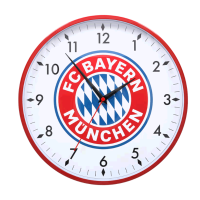 Bayern München Wanduhr Logo
