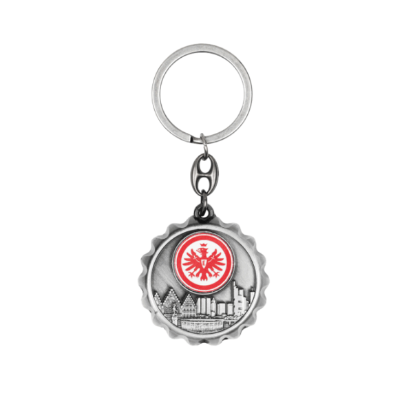 Eintracht Frankfurt Schlüsselanhänger Stadtbild Logo
