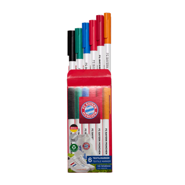 Bayern München Textilmarker 6er Set