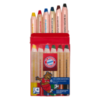 Bayern München 3 in 1 Jumbo Buntstifte 6er Set