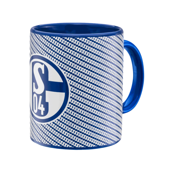 Schalke Kaffeebecher Carbon Optik