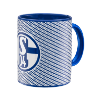 Schalke Kaffeebecher Carbon Optik