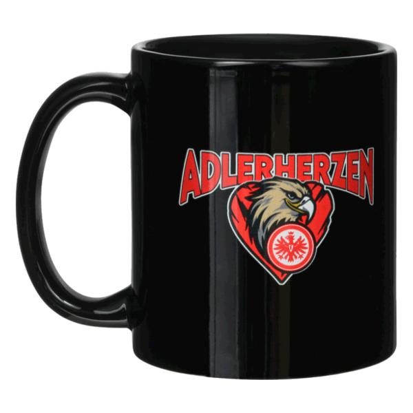 Eintracht Frankfurt Tasse Adlerherzen