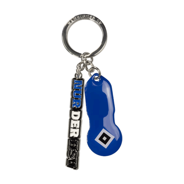 HSV Schlüsselanhänger Logo blau