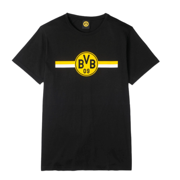 BVB T-Shirt mit Logo schwarz Erw.