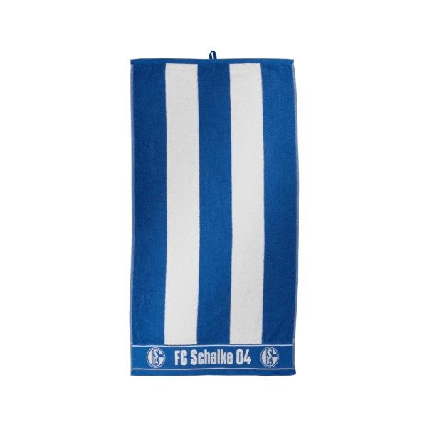 Schalke Duschtuch Blockstreifen 70x140 cm