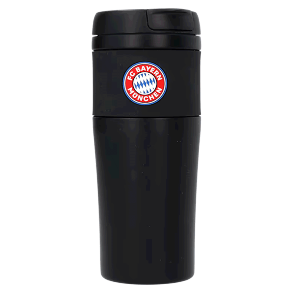 Bayern München Thermobecher Logo schwarz