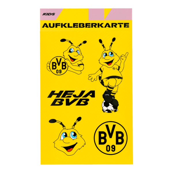 BVB Aufkleberkarte Kids