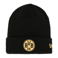 BVB Wintermütze New Era Logo gold