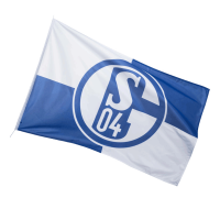 Schalke Hissfahne Karo 250 x 150 cm