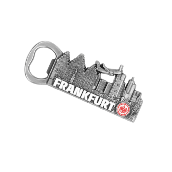Eintracht Frankfurt Magnet Flaschenöffner Stadtbild