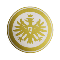 Eintracht Frankfurt Aufkleber Logo gold