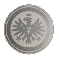 Eintracht Frankfurt Aufkleber Logo silber