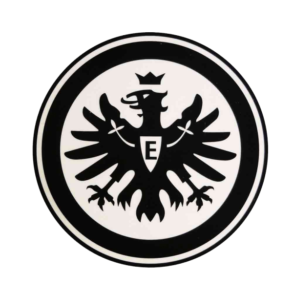 Eintracht Frankfurt Aufkleber Logo schwarz