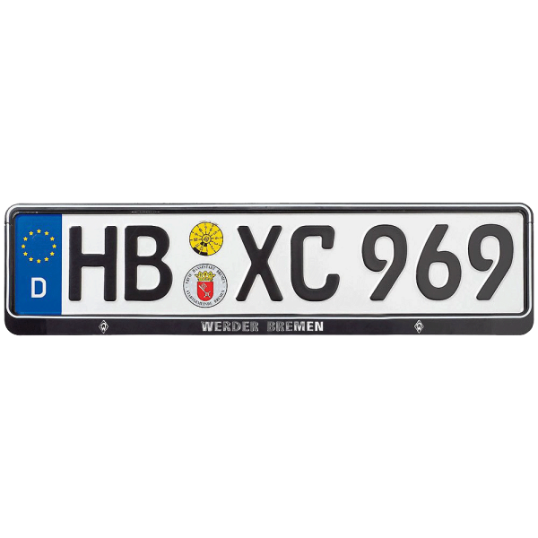Werder Bremen Nummernschildhalter