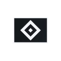 HSV Aufkleber Raute schwarz