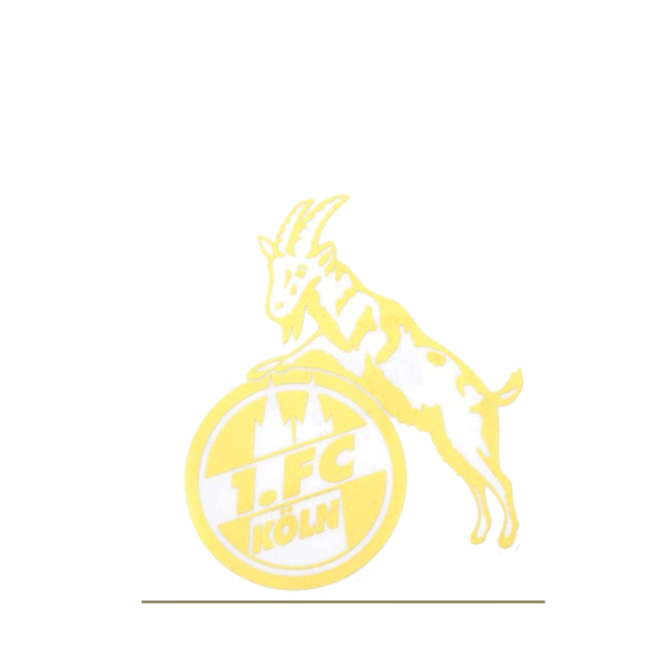Köln Aufkleber gold