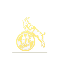 Köln Aufkleber gold