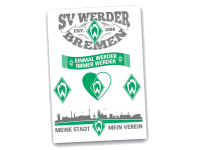 Werder Bremen Aufkleber-Set Meine Stadt