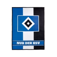 HSV Fleecedecke Blockstreifen